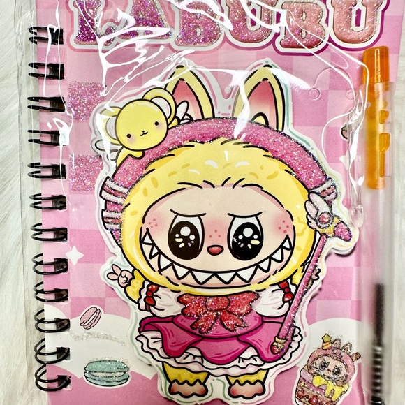 Bundle of 10 Kids Spiral Notebooks - Pink, Blue, Yellow - Picture 4 of 9